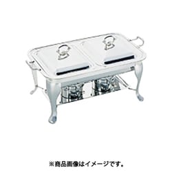 18-8 共柄角チェーフィングデッシュ ダブル 22インチ NTE72022