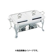 18-8 共柄角チェーフィングデッシュ ダブル 20インチ NTE72020