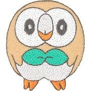 T01D9086 [ししゅうデコバッジ モクロー ポケットモンスターサン＆ムーン]