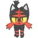 T01D9088 [ポケットモンスター サン＆ムーン ししゅうデコバッジ ニャビー]