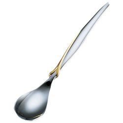 18-8 フローライン コーヒースプーン (部分金仕上げ) OHL05