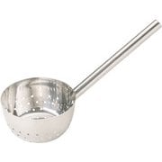 18-8 パイプ柄 穴明ひしゃく 18cm 柄長30cm AHS3101