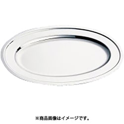 18-8 プレーン小判皿 14インチ NKB15014