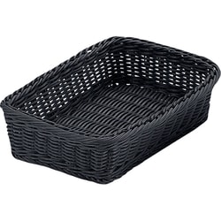 PP角型バスケット ブラック 27型 RE-334-BK WBS3605