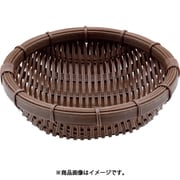 AZL7702 [PP 丸型 深ざる 濃茶 15型 RB-150-DB]