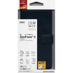 ヨドバシ Com ラスタバナナ Rastabanana k Zenfone3 Ze552kl Slim Fit 薄型手帳ケース ブラック 通販 全品無料配達