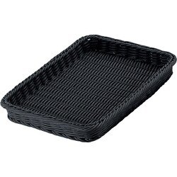PPベーカリーバスケット 角型 ブラック 36型 CO-711-BK WBS5102