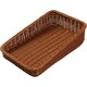 PPベーカリーバスケット 斜め 25型 ブラウン BB-K4025-BR WBS8802