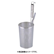 UK18-8 パンチング パイプ柄 深型底平煮ざるうどんてぼ AUD5101