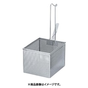 パンチング ワイヤー柄角型うどん揚げ AUD4701