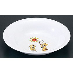 メラミンお子様食器「コロちゃん」 KF-2 カレー皿 RKL13