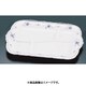 メラミン「ビューティフラワー」 角皿 A仕切付 BF-27 16.8吋 RKK38027