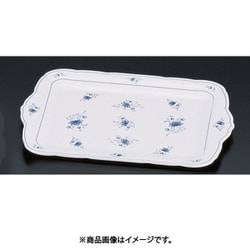 メラミン「ビューティフラワー」 角皿 BF-26(16.8インチ) RKK37026