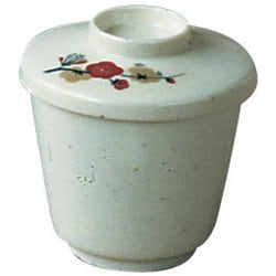 メラミン「元禄梅」 蒸し椀(蓋付) U-40 RMS50