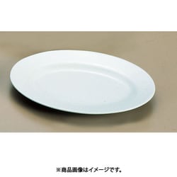 メラミン「青磁」 小判皿(リム型) CS-23(10インチ) RKBB7023