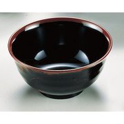 メラミン「長次郎窯」 羽反り丼(大) AN-60B RHZ08001