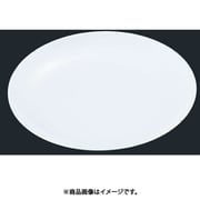 メラミン 平皿(メタ型) No.31A (8インチ) 白 RHL17311B