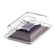クリア ラブリーハット 角ケーキ 中 ブラウン WLB0813