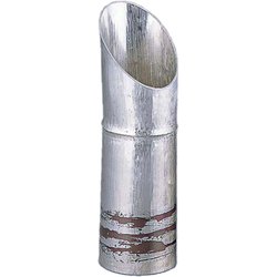 銅錫被 刷毛目竹形1ツ節酒器 SG003 400cc RHK9301