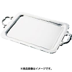 18-8 プレーン角盆 20インチ (手付) NKK19020