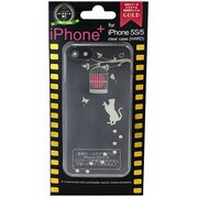JI5SP44 [iPhone SE/5S/5専用 アイフォンプラス ゴールド ハードケース Cat]