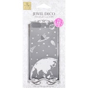 Ji5LS16 [iPhone SE/5S/5専用 アイフォンプラス デコ シルバー ハードケース スペースプラネット]