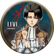 進撃の巨人 缶バッジ リヴァイ [キャラクターグッズ]