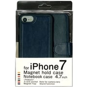 BJMG-IP7NV [iPhone 7 用 4.7インチ マグネットホールドケース ネイビー]