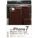 BJMG-IP7DB [iPhone 7 用 4.7インチ マグネットホールドケース ダークブラウン]