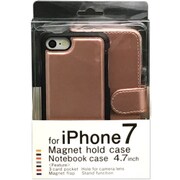 BJMG-IP7PG [iPhone 7 用 4.7インチ マグネットホールドケース ピンクゴールド]