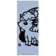 ポケットモンスター 切り絵シリーズ 手ぬぐい ロコン（アローラのすがた） [キャラクターグッズ]
