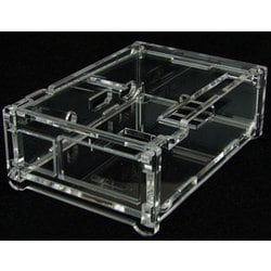 Raspberry Pi 3/2/B＋対応アクリルケース クリア RASP-CASE-CL