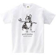 GJ17004-1-M [半袖TEE 迷彩ゴルフ犬 ＋1 Mサイズ]