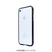 BPi7-02PU [iPhone 7用 プレミアムアルミバンパー ブラック/パープル]