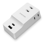 USB AC充電器 5.1A USB A＆C＋ACタップ×3 合計最大出力5.1A USB-C×1/USB-A×1 2台同時充電可能 ホワイト TSK53CUW