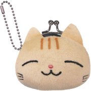 にゃんまりミニがまぐち 茶トラにゃんまり