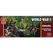 1/72 ソフトプラフィギュア RU72006 WWII イギリス特殊部隊チンディット・11ポーズ 33体入り [プラモデル]