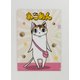 ダイニノアレ A4クリアファイル ねこめん [キャラクターグッズ]