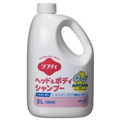 花王プロシリーズ ソフティ ヘッド＆ボディシャンプー アロマ 業務用 つめかえ用 2L [全身洗浄料]