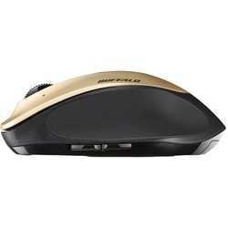 ヨドバシ.com - バッファロー BUFFALO Premium Fit（プレミアムフィット）マウス 無線（2.4GHz） レーザー式 5ボタン  横スクロール Mサイズ ゴールド BSMLW500MGD 通販【全品無料配達】