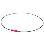 RAKUWAネック（ラクワネック） ワイヤーAir アクアチタン ブラック/レッド 40cm