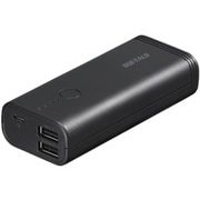 モバイルバッテリー 5200mAh 2ポート ブラック BSMPB5202P2BK