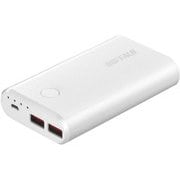 モバイルバッテリー 自動判別 2ポート 10050mAh AUTO POWER SELECT搭載 ホワイト BSMPB10001P2WH