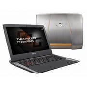 G752VS ASUS ROGシリーズ 17.3型ワイド/Core i7-7700HQ/メモリ 32GB/SSD 512GB/HDD 1TB/ブルーレイディスクドライブ/Windows 10 Home 64ビット/グレー G752VS-GB387T