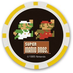 SMMC004 [マリオチップマーカー マリオ＆ルイージ]
