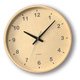 電波掛け時計 KATOMOKU plywood wall clock シナ Lサイズ KM-34LRC