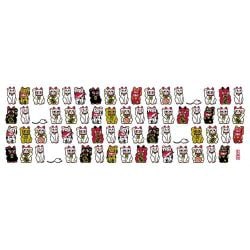 和風ガーゼロングタオル No.42 招き猫 TW-120