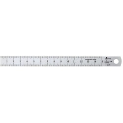 イモノ尺 15cm 8伸 cm表示 シルバー 18007