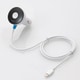 充電機能付FMトランスミッター Lightningコネクタ ホワイト LAT-FMY03WH
