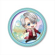 ぷかっしゅ缶バッチ ユーリ！！！ on ICE ヴィクトル・ニキフォロフ [キャラクターグッズ]